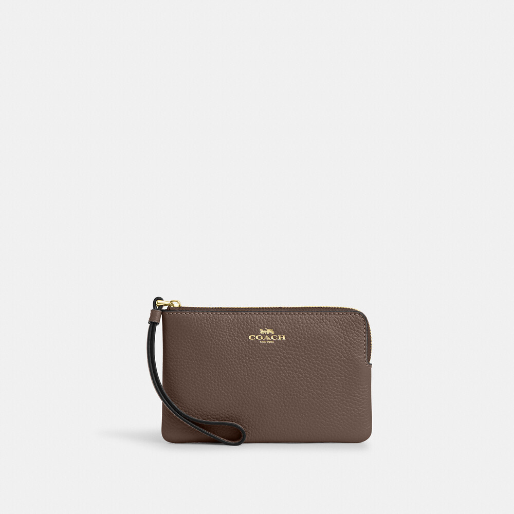 Coach Outlet Corner Zip Wristlet